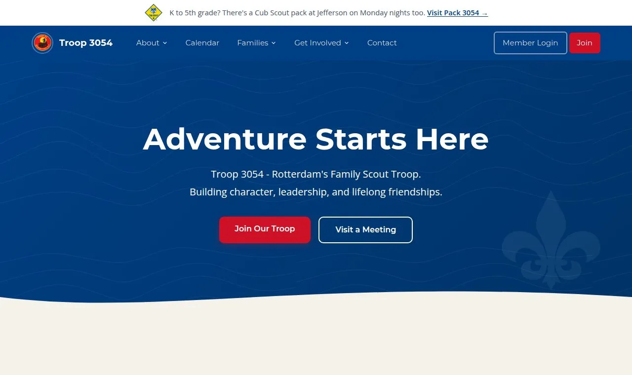 troop3054.org home page