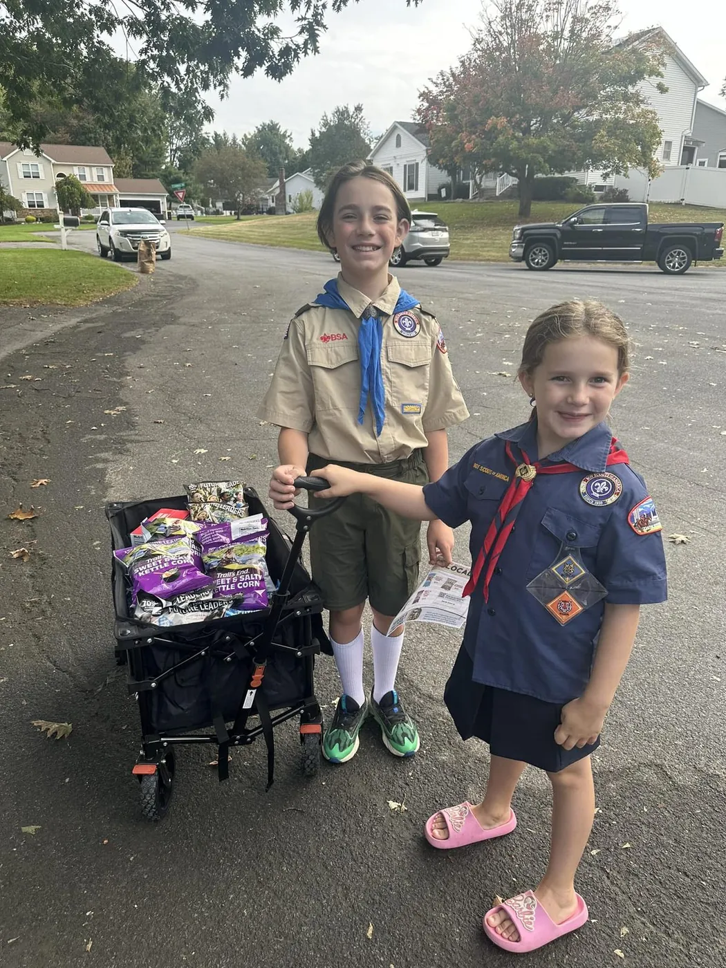 Scouts popcorn fundraiser